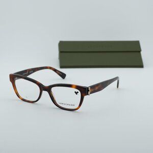 Longchamp LO2713 230 Rectangle Eyeglasses 51mm - Transparent Plum